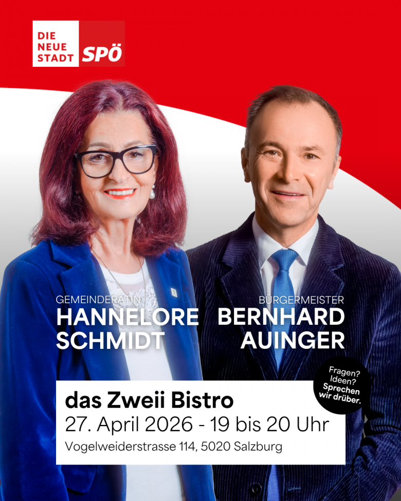 2er Sprechstunde Auinger - Schmidt (c) Stadt SPÖ Arne Müseler