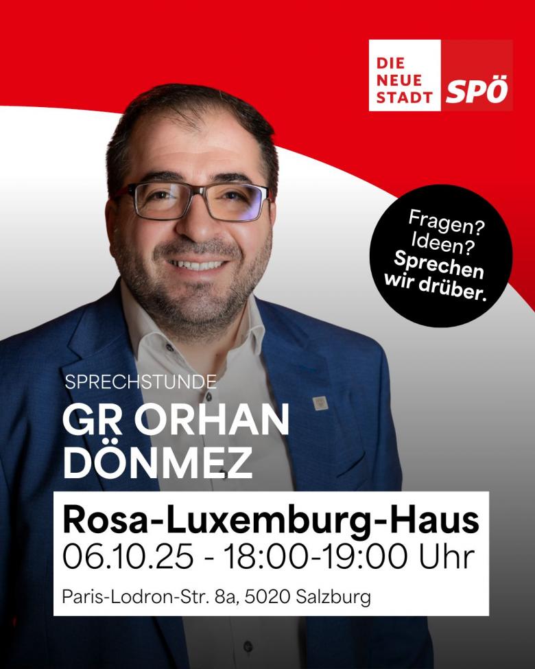 Sprechstunde mit GR Orhan Dönmez