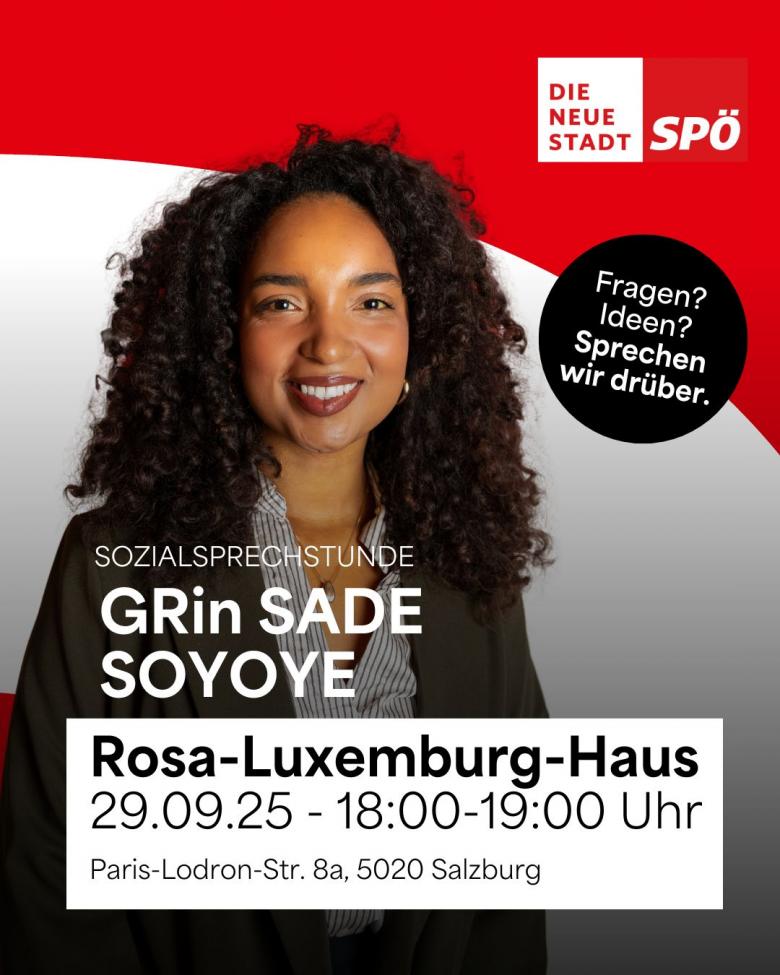 Sprechstunde mit GRin Sade Soyoye 